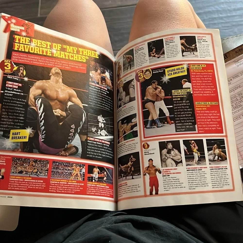 WWE Magazine - 300 Greatest Stories October 2008 - Picture 3 of 4